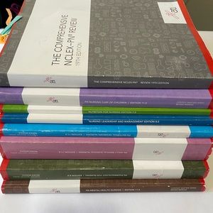 NCLEX PN Review Book Set ATI series. Includes comprehensive review!